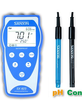 上海三信 SX823便携式pH手持式电导率仪 2301T-Q电极 201T-Q电极