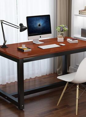 加长钢木电脑桌台式桌加双人简约现代家固用经电竞卧室ZG-58308办