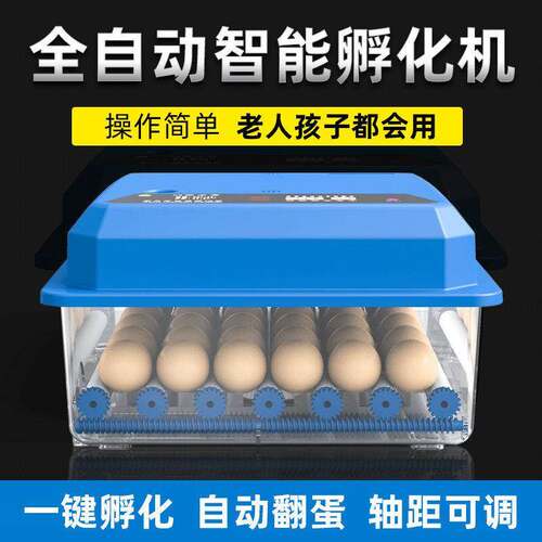 孵蛋鸡器箱小型鸡家用智能孵化芦丁JCU全自动孵化机蛋小鸡水床孵