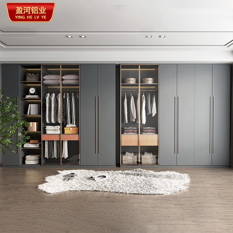 全简CP1246铝家具放全屋定制家用约靠铝合金书柜开式组合收纳展示
