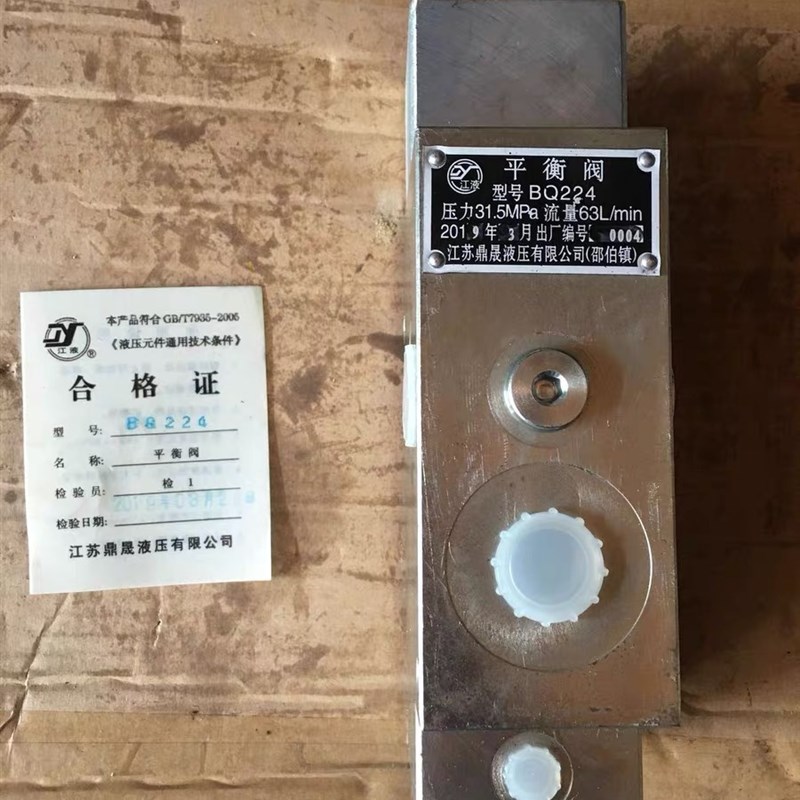 柳工吊车配件12吨16吨20吨25吨变幅平衡阀BQ224 大臂锁