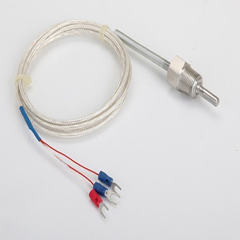热电阻WZP-291 PT100热电偶K型温度传感器4分牙三通温度探头