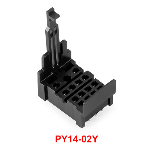 恩爵ENMG继电器底座PCB尖脚焊接型PY14-02Y小4组14脚带活动挂钩