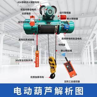 10吨葫芦葫起重RPG机吊行车行芦配件钢丝绳电动 3吨5吨 1吨 2吨