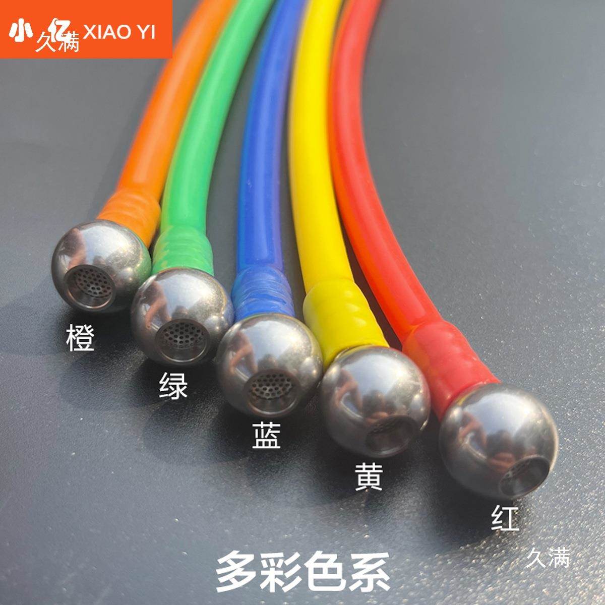 全Stj#u+u+%S30软4不锈钢Pa壶吸重力球加厚硅胶U管带不锈钢滤网彩