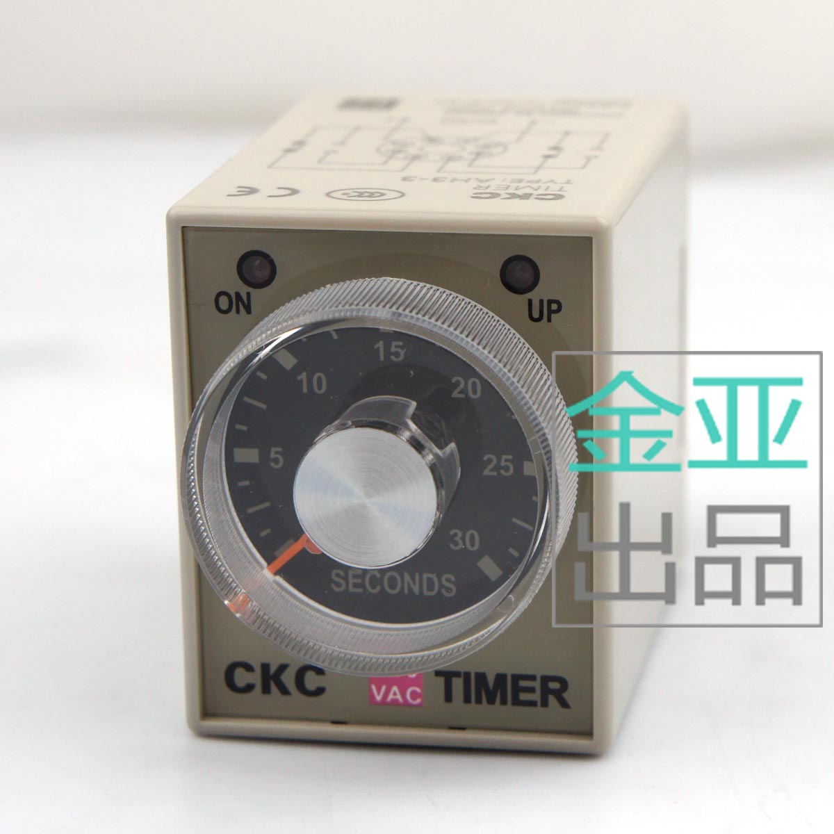 【正品CKC】指针时间继电器AH3-3限时继电器直流12v24交流220v380