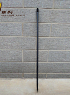 圆钢撬棍1400mm 撬棒 撬杠碳钢材质汽车撬轮胎撬棍一头尖一头扁
