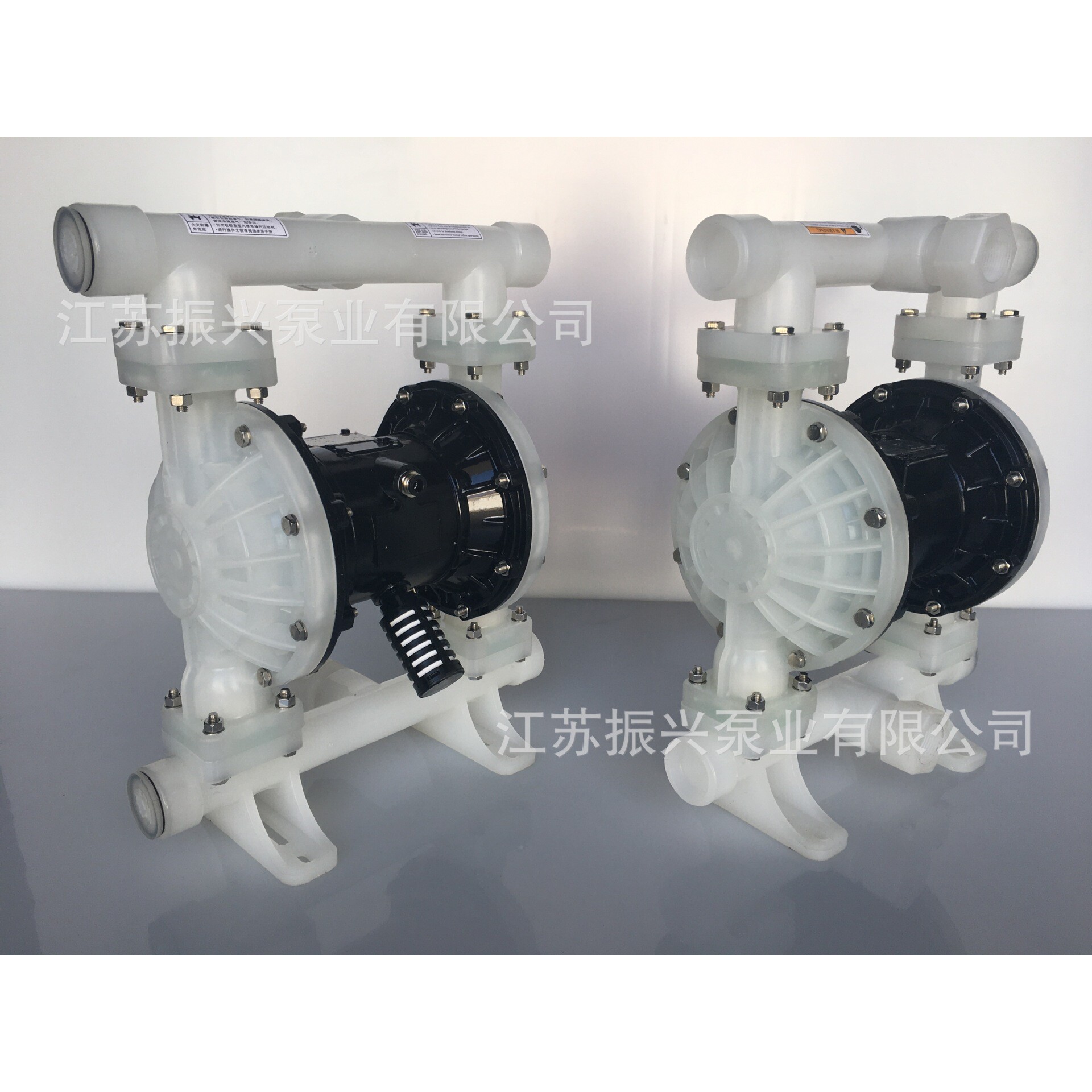 工程塑料不锈钢气动隔膜泵 铸铁QBY隔膜泵 PVDF钢衬氟塑料自吸泵