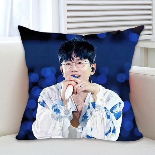 张杰周边抱枕双面定制照片小北斗玩偶应援生日礼物睡觉枕头靠垫被