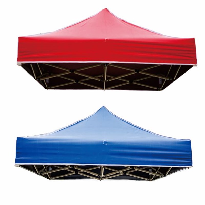 户外四脚广告伞顶布加厚防雨大伞3X3帐篷布四角摆摊遮阳雨棚布面