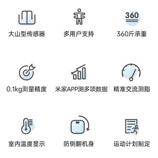 体重秤家用高精准电子秤小型充电体脂秤家庭称重计人体称