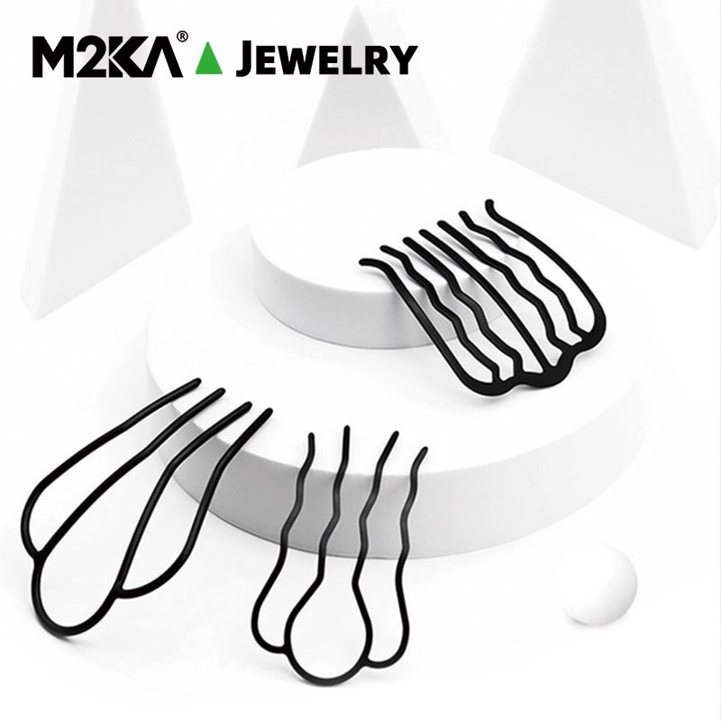 M2ka盘发神器四齿懒人空姐插梳女新款高端后脑勺碎发固定百搭抓夹