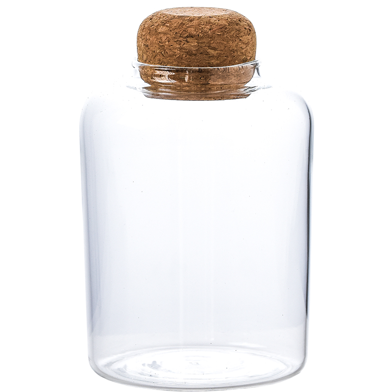 薄荷生活耐热玻璃j冷饮杯牛奶瓶玻璃瓶胖胖玻璃瓶罐奶茶杯冰咖啡