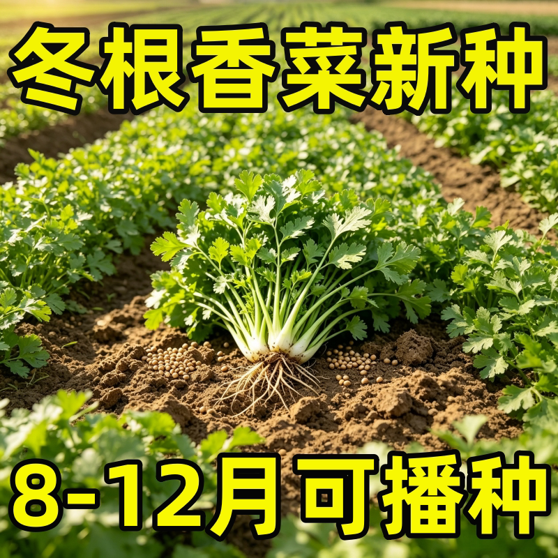 抗寒速生大叶香菜种子阳台盆栽图片