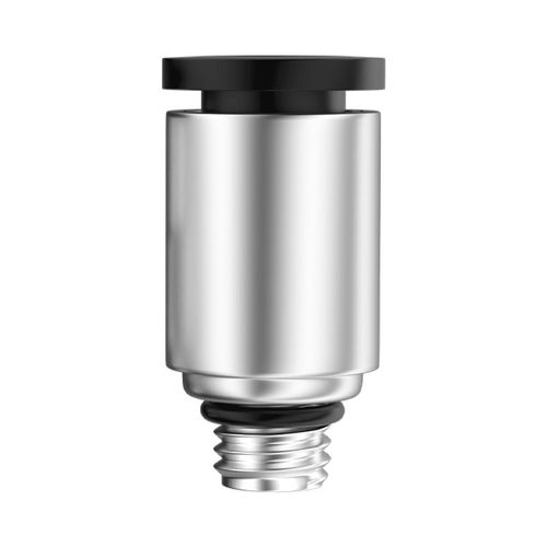 气动圆形带内六角孔直通气管微型迷你接头螺纹直通POC4/6mm-M3/M5