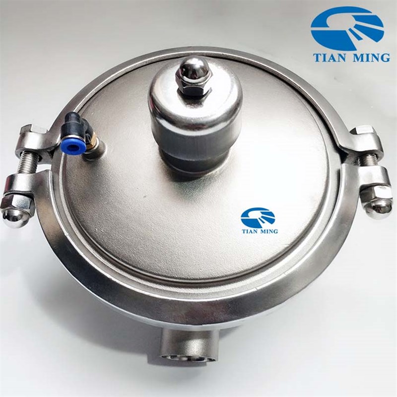 304/316卫生级气动恒压调节阀焊接快装式背压阀罐用压力平衡阀