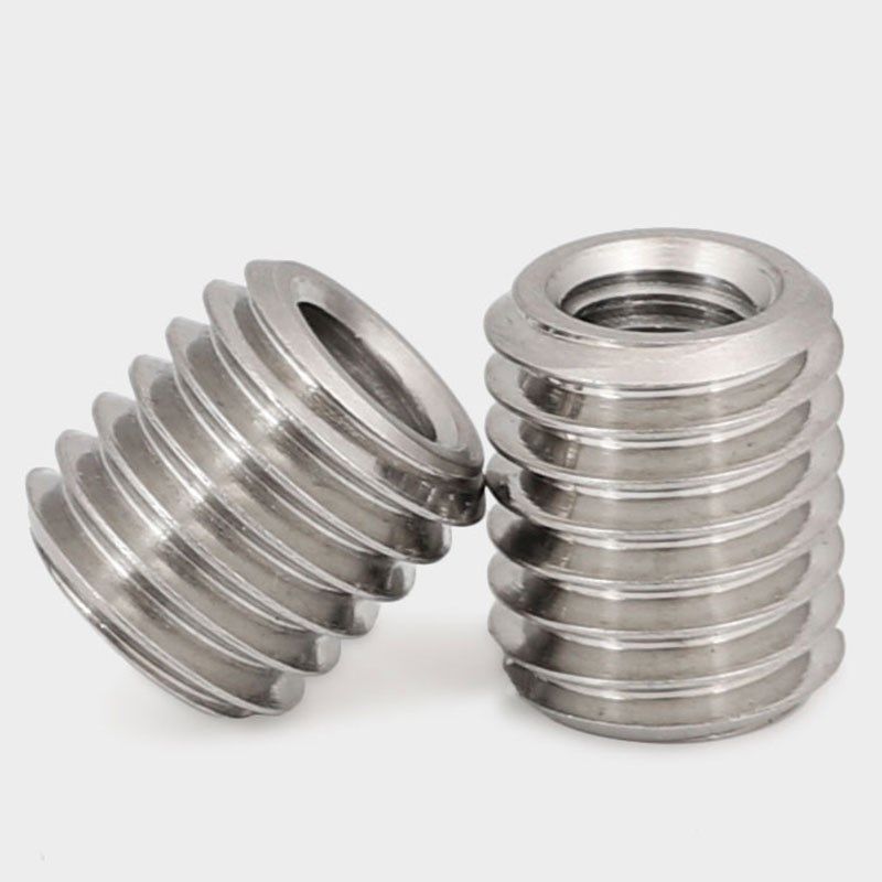 304不锈钢内外牙螺母螺母螺纹转换牙套螺丝螺纹护套M3M4M5M8-M20