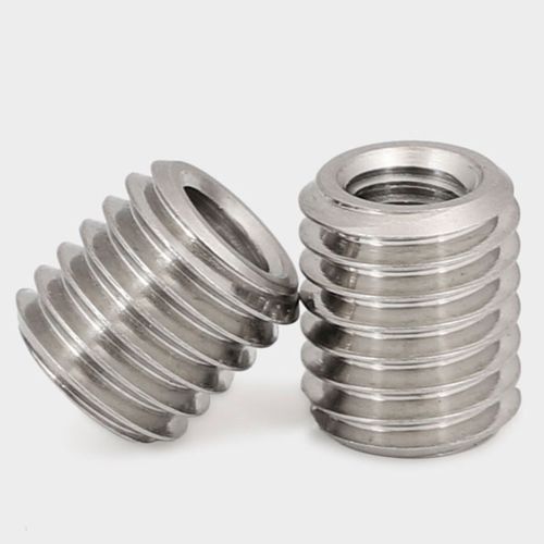 304不锈钢内外牙螺母螺母螺纹转换牙套螺丝螺纹护套M3M4M5M8-M20