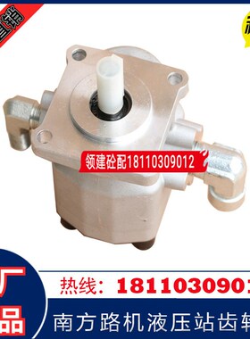 南方路机JS3000XD搅拌机卸料门液压站齿轮泵开关门液压油泵齿轮泵