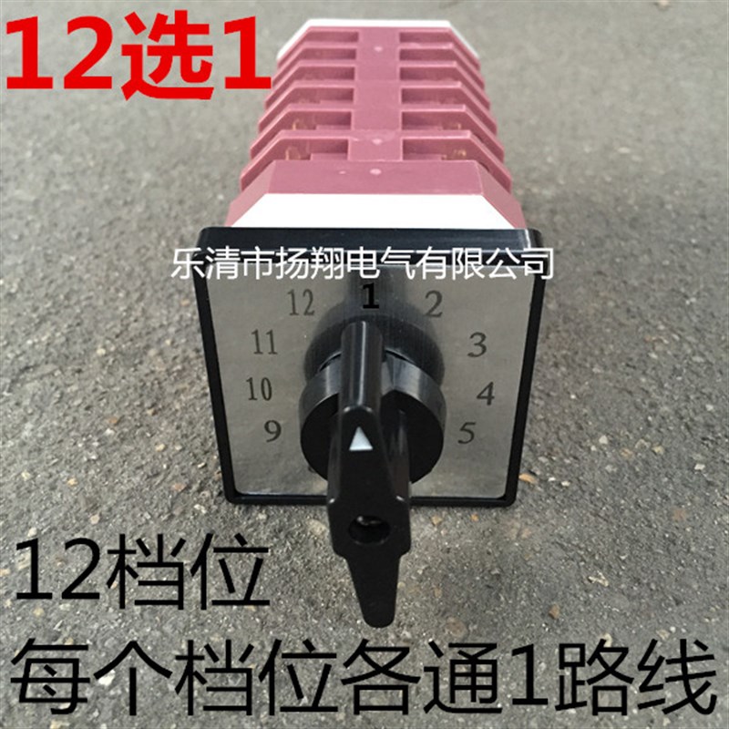 LW38A LW112 LW12-16/6节 12十二档位 12选1 选择 万能转换开关