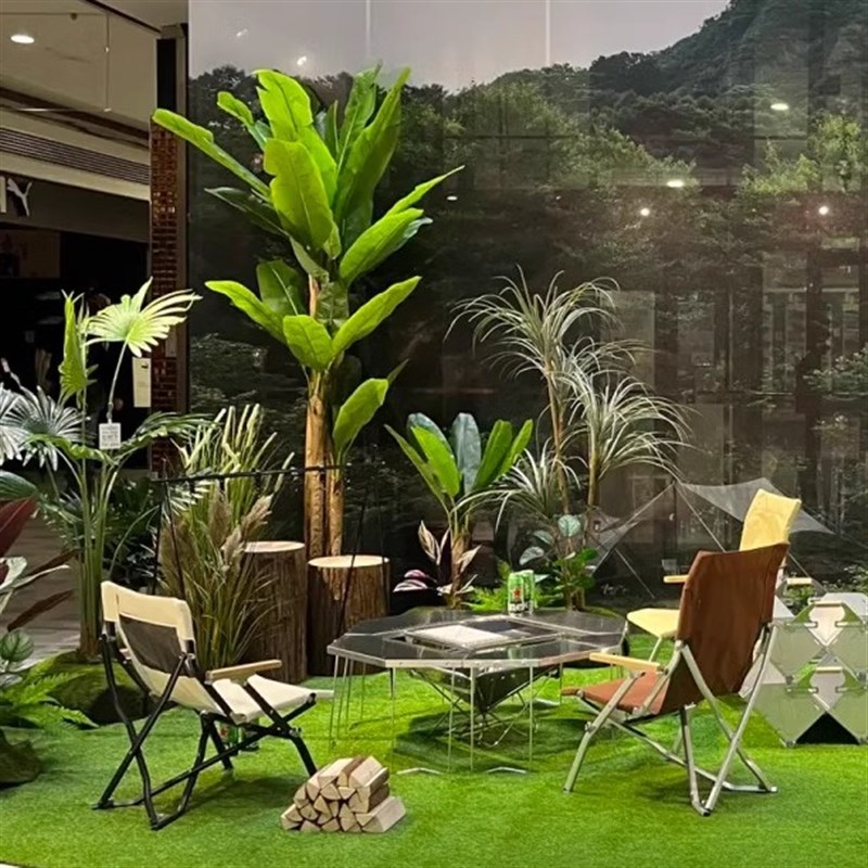 仿真绿植造景橱窗露台装饰假植物景观造景庭院布置玄关室内氛围树