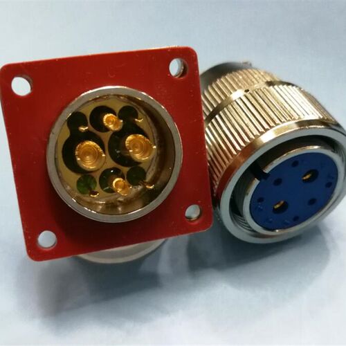 真空箱密封罐航空插头MX23J8Z /MX23K8T玻璃烧结真空气密封连接器