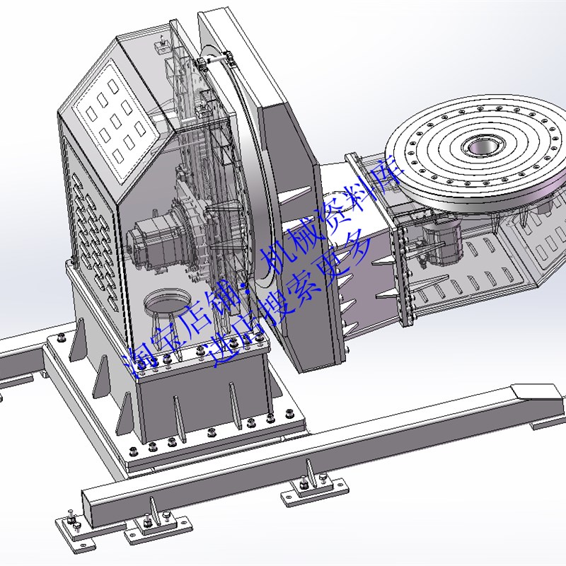 2T双轴变位机L型三维SW3D详细图档设计参考资料模型【883】