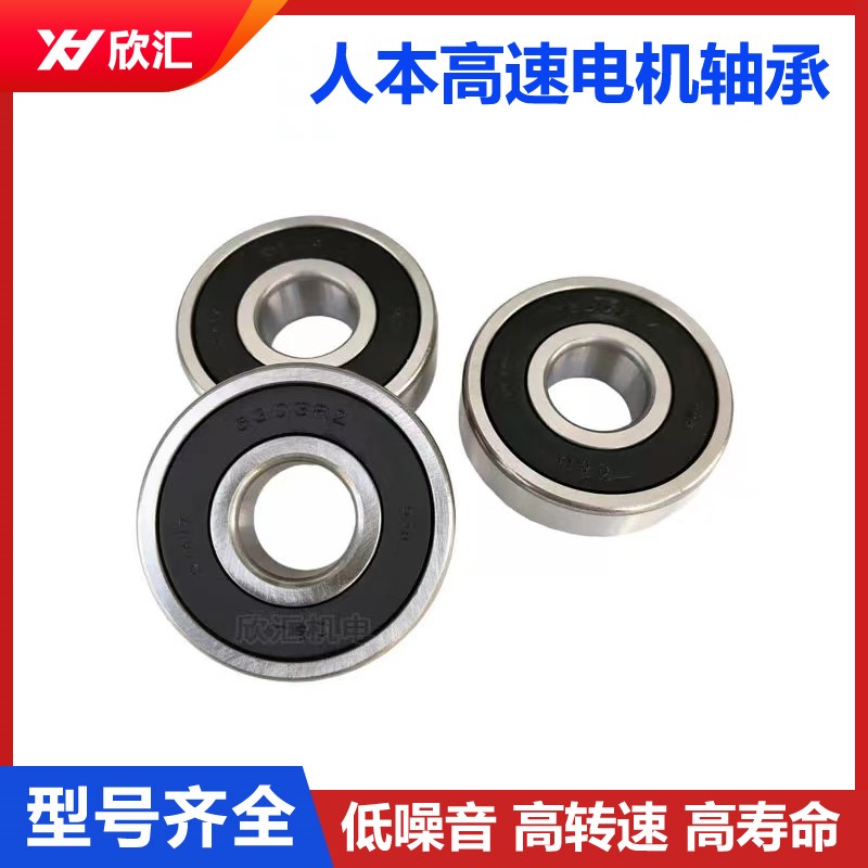 人本高速电机轴承6300 6301 6302 6303 6304 6305 6306 6307-2RZ