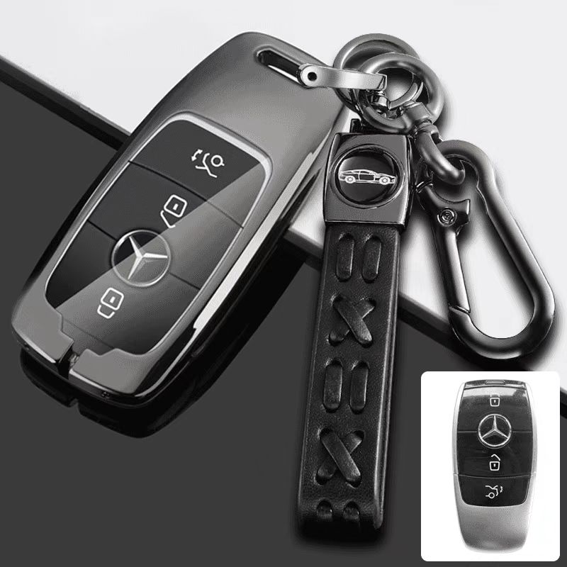 奔驰GLE AMG2025款汽车钥匙套女士专用53 4MATIC+合金保护壳扣包