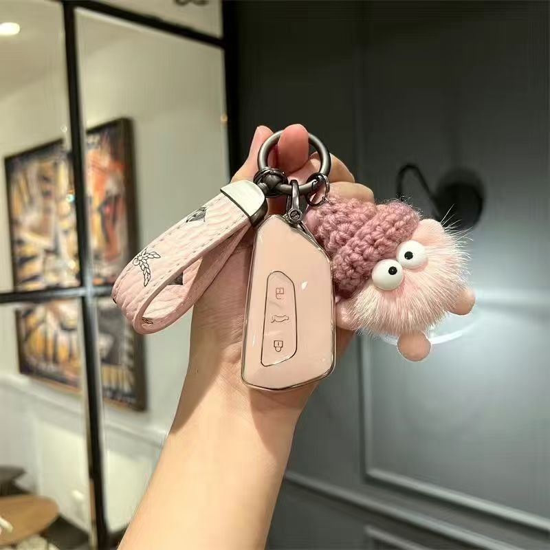 专用新款捷达VS8钥匙套女士自动全能版智行版至尊版保护包壳扣