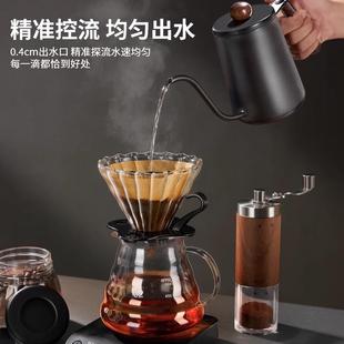 家用礼盒小型手摇磨豆机研磨机器具全套手磨咖啡机 手冲咖啡壶套装