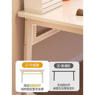 电脑桌子简易出租屋卧室家用办公桌学生学习桌工作台书桌桌椅套装
