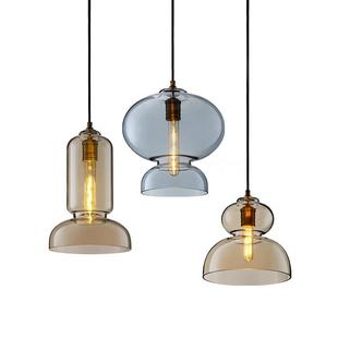 北欧风格 后现代简约个性 创意客厅灯家用样板房餐厅床头玻璃吊灯