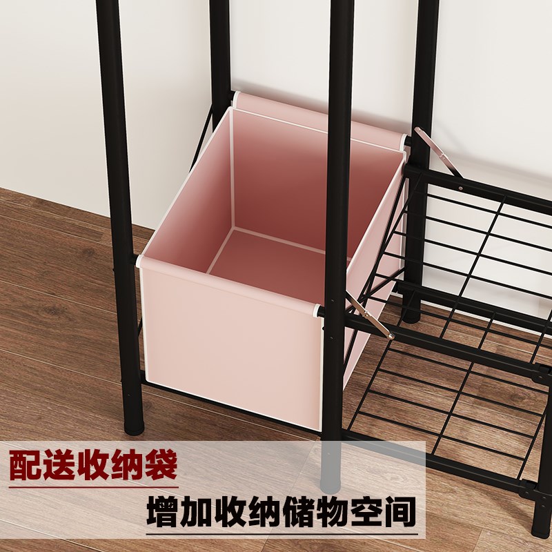 折叠免安装简易拼接牛津布衣柜加厚全封闭拉链加粗全钢架家用卧室
