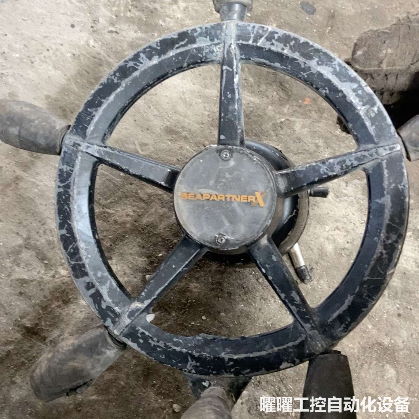 快艇液压方向舵,二手进口船外机方向泵,转动顺畅,直接货场回来