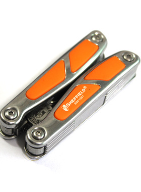 钢盾 S041001迷你不锈钢多用钳子 多功能工具钳 便携可折叠尖嘴钳