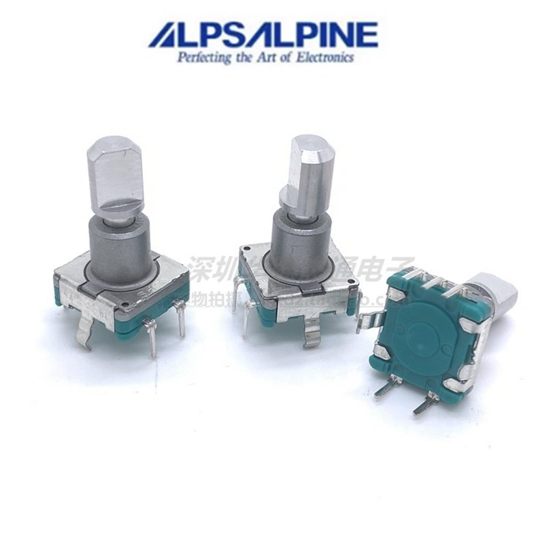 日本ALPS编码器EC11大众捷达桑塔纳360度旋转导航CD音量调节按键