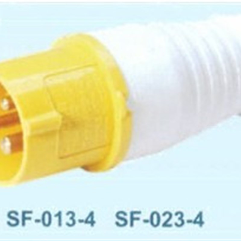 SFE上丰工业插头SF-023-4 32A三极插头 IP44三芯插头 AC110-130V
