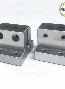 T型不锈钢底座用轴支架开口导向轴支座侧面安装支柱架固定夹CLTS