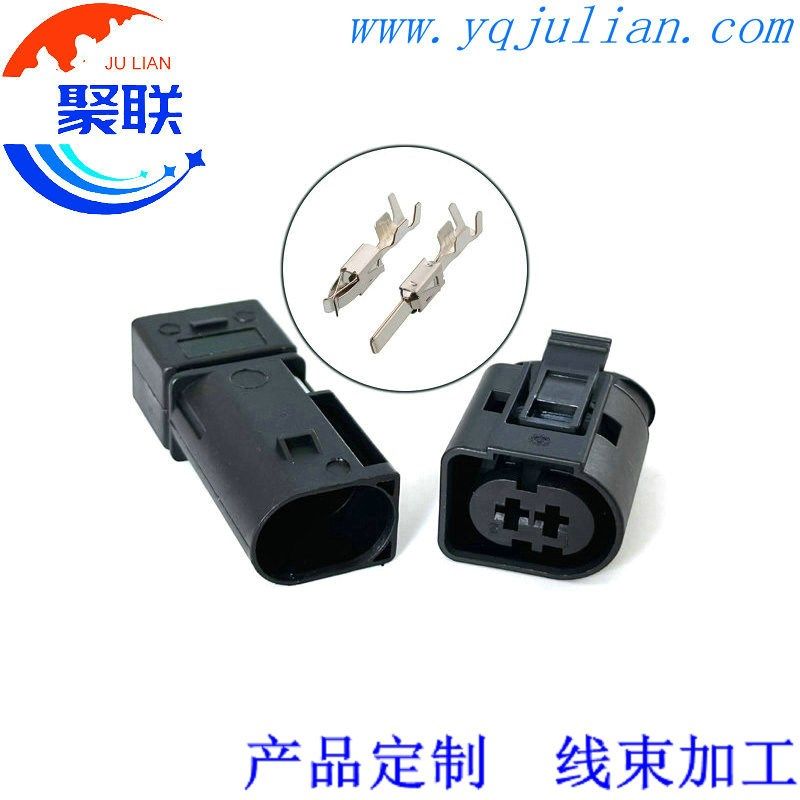 1-967412-2 适用依维柯全顺发电机插头2孔 DJ7025D-3.5-11/21公母