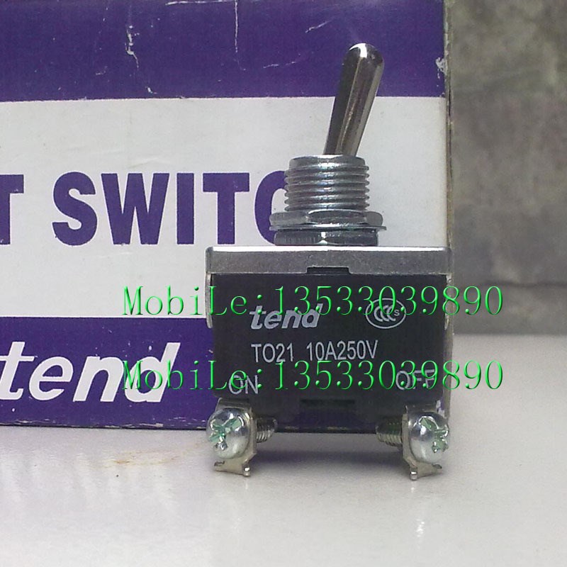 实物拍摄原装正品 台湾天得tend钮子开关TO21 TYPE 1221 4脚250V