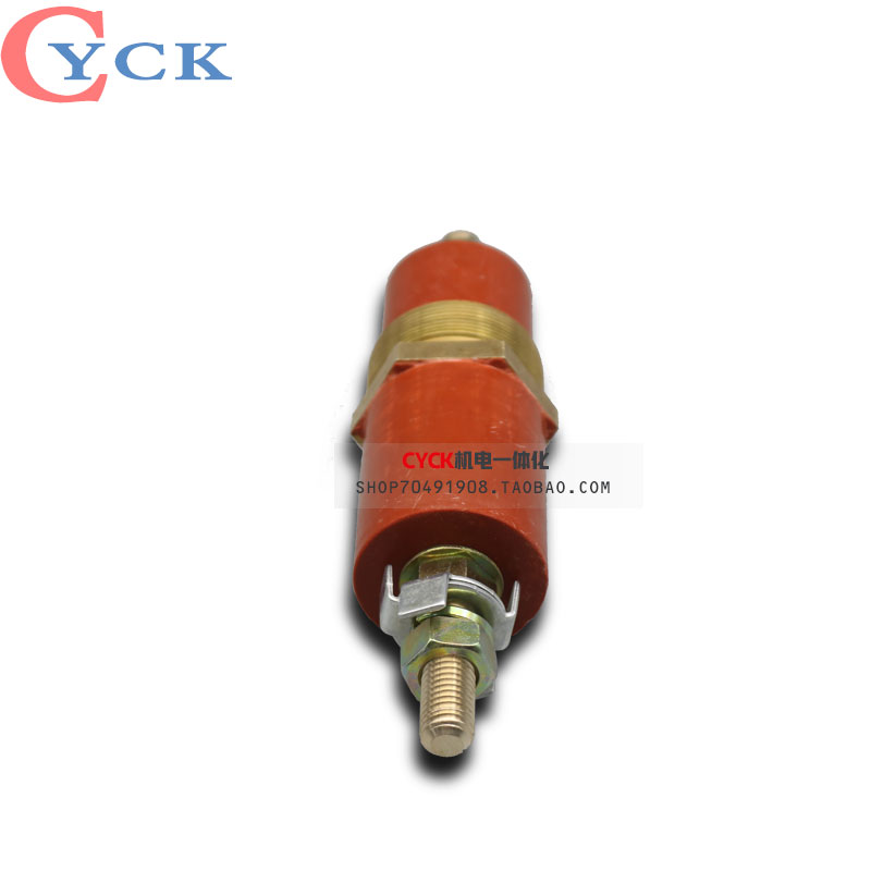 防爆电机接线柱 柱M12mm  丝扣是45mm  外套总长110mm 铜柱六角型