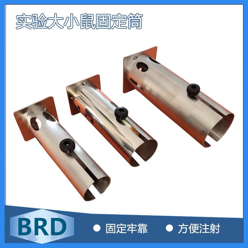 不锈钢小鼠固定器 大鼠固定器 特大号老鼠固定筒老鼠尾静脉注射筒