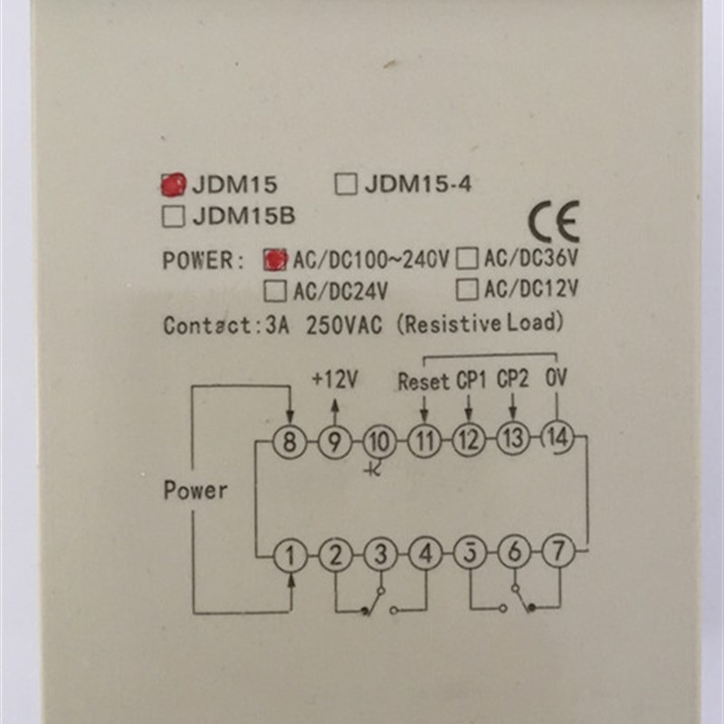 佰乐数显计数器COUNTS  JDM15  JDM15B JDM15-4  加减计数器 可逆