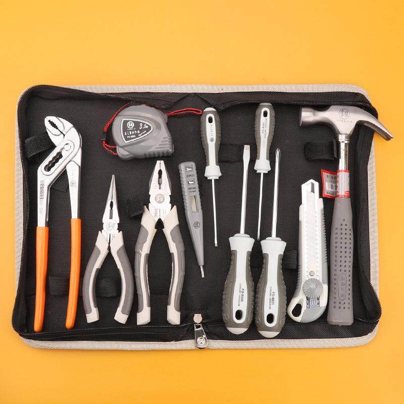 福冈工具FO-8201家用维修工具组合套装工具收纳包12件套五金组套,特色手工艺,其他特色工艺品,淘宝优惠券,粉丝福利购,淘宝优惠卷