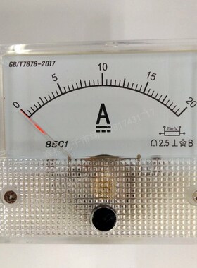 85C1 20A/75MV 30A/75mv 50A/75MV 直流电流表 指针表 DC 安培表