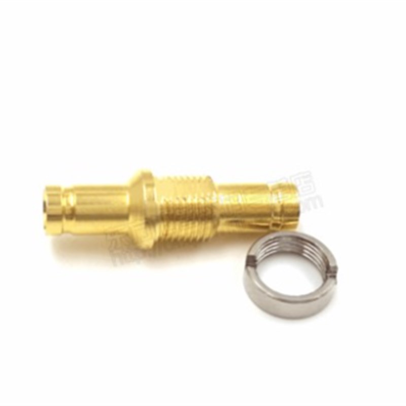 2兆头直通射频双通母头1.0/2.3 环保纯铜CC4-KKY电信机房配线架75