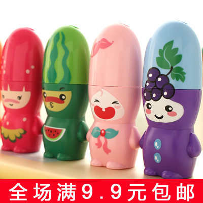 水果卡通迷你手持电动学生带盖小风扇儿童创意小礼品旅行便携电扇