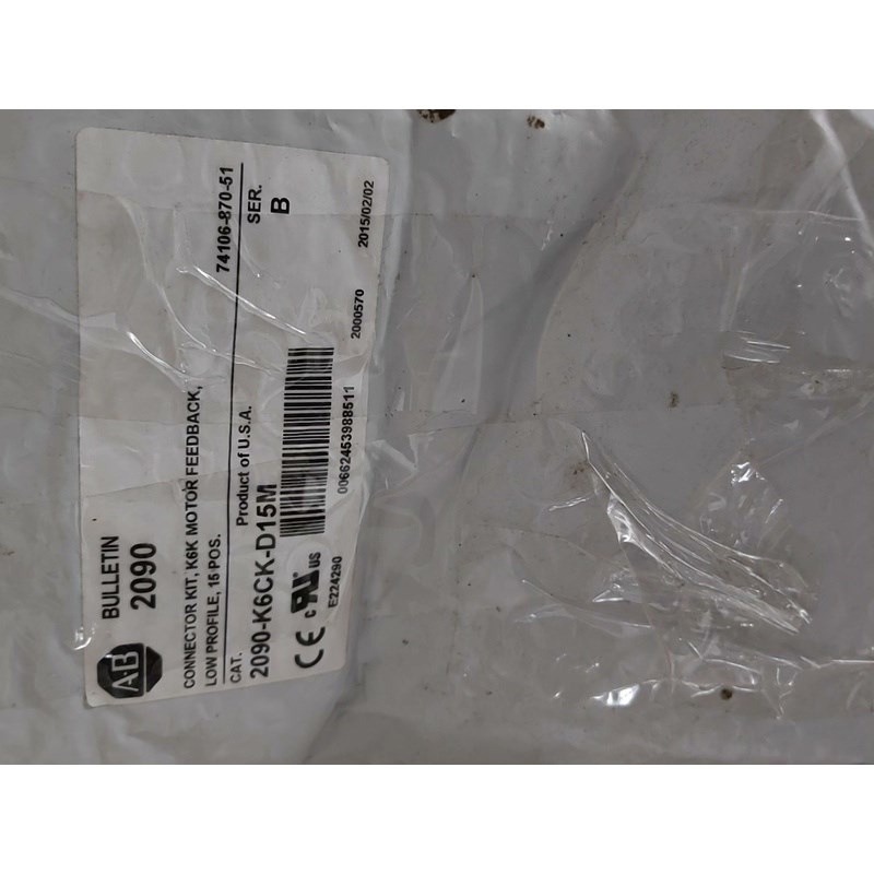 2090-K6CK-D15M   伺服连接器AB全原装现货