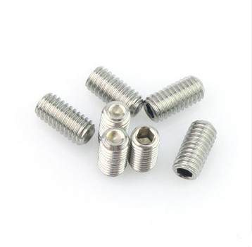 M4 正宗304不锈钢平端/凹端紧定螺钉 机米 顶丝 内六角无头螺丝